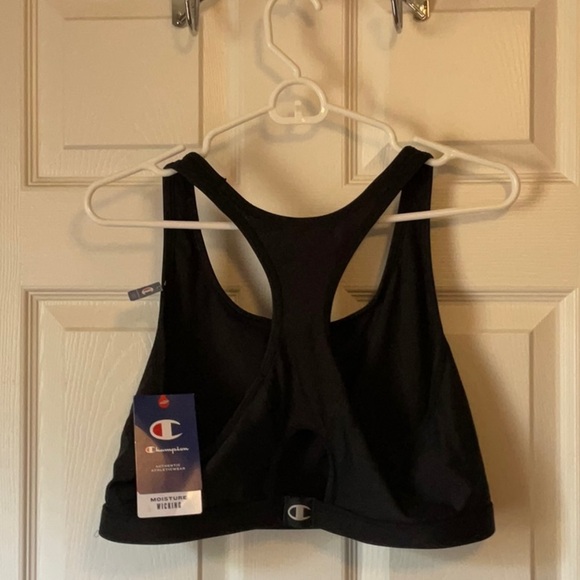 Champion Black Racerback Moisture Wicking Running Workout Sports Bra Size 2X - Picture 2 of 10